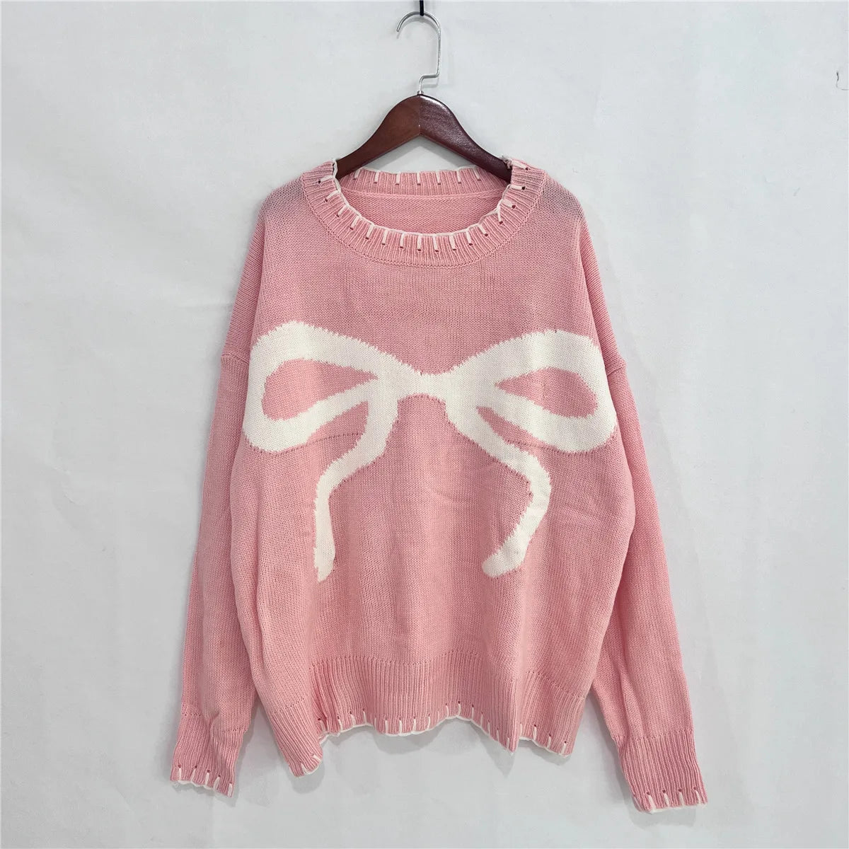 Bloom Bow Knit Pullover