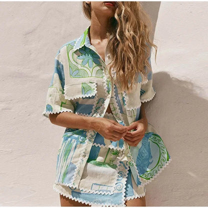 Tide Bloom Irregular Beach Set