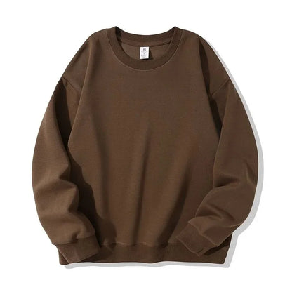 Casual Loose Fit Round Neck Sweatshirt
