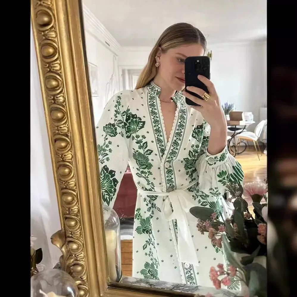 Nature Muse Maxi Dress