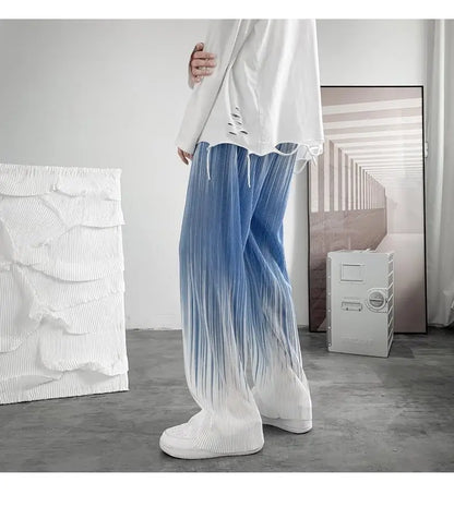 Silken Flow Harajuku Wide Leg Pants