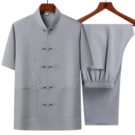 Tailored Two-Piece Summer Outfit