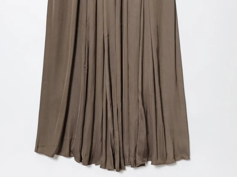 Elegant Lustre Backless Maxi Dress