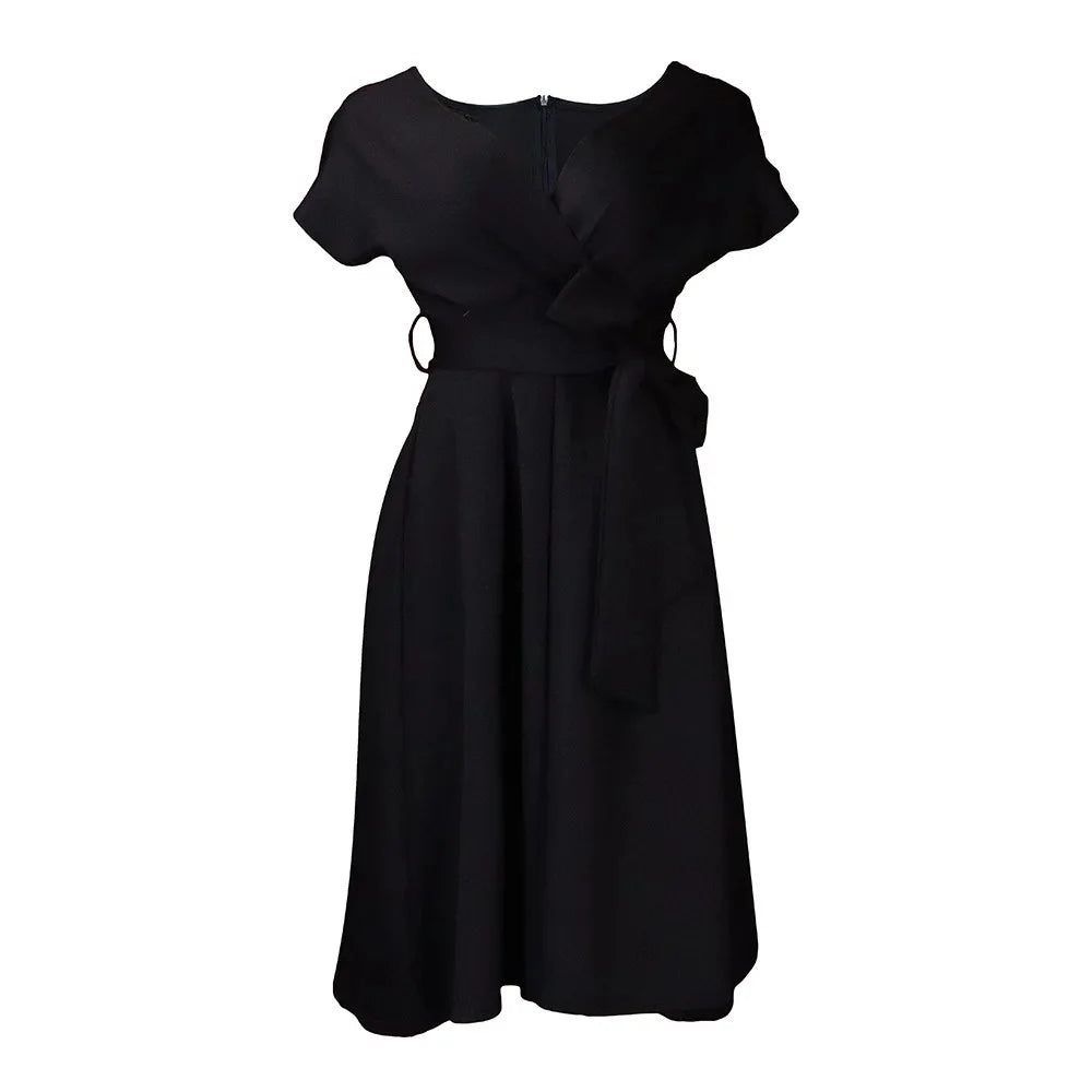 GlamourTie Satin Evening Dress