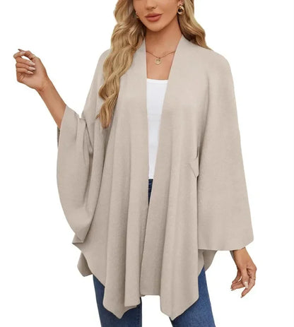 Soft V-Neck Shawl Wrap