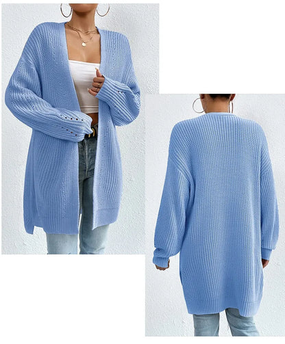 Luxe Ease Long Summer Knit Cardigan