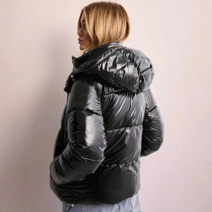 Casual Zip-Up Hooded Cotton Jacket