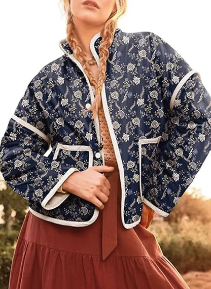 Boho Blossom Padded Jacket