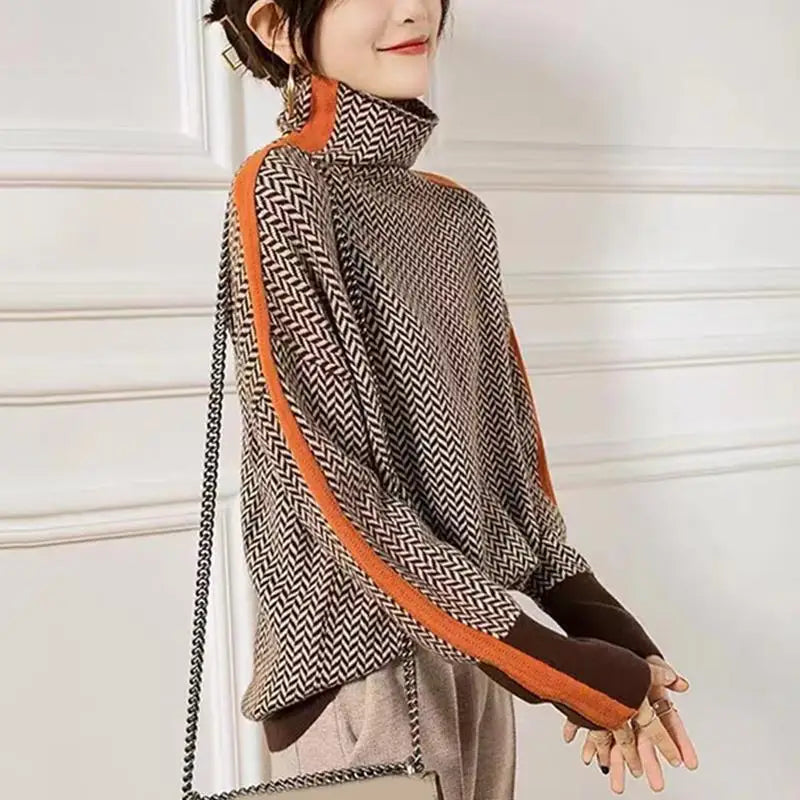Elegant Slim Fit Turtleneck Sweater