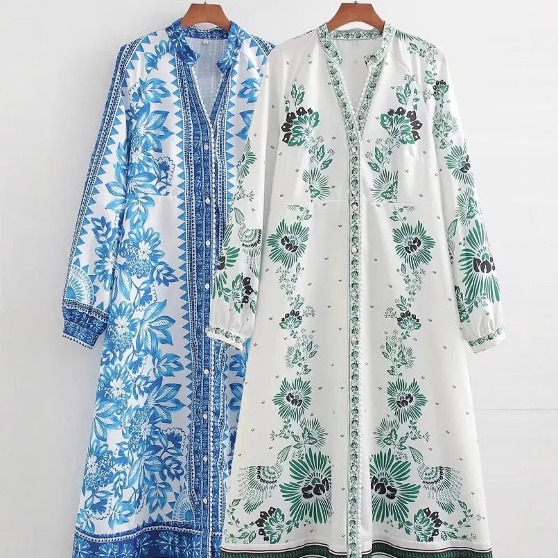 Nature Muse Maxi Dress