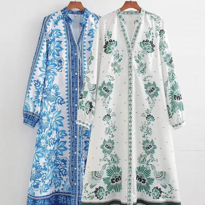 Nature Muse Maxi Dress