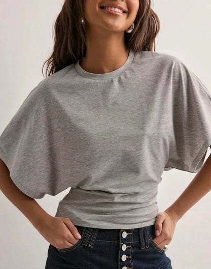 Breathable Solid Color Summer Tee