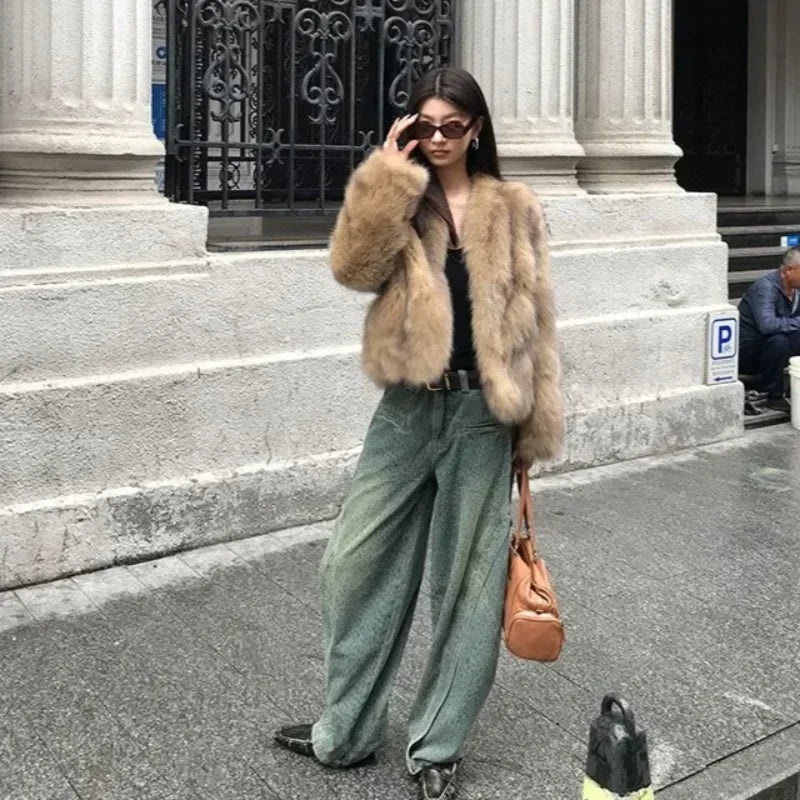 Women’s Short Fur Jacket
