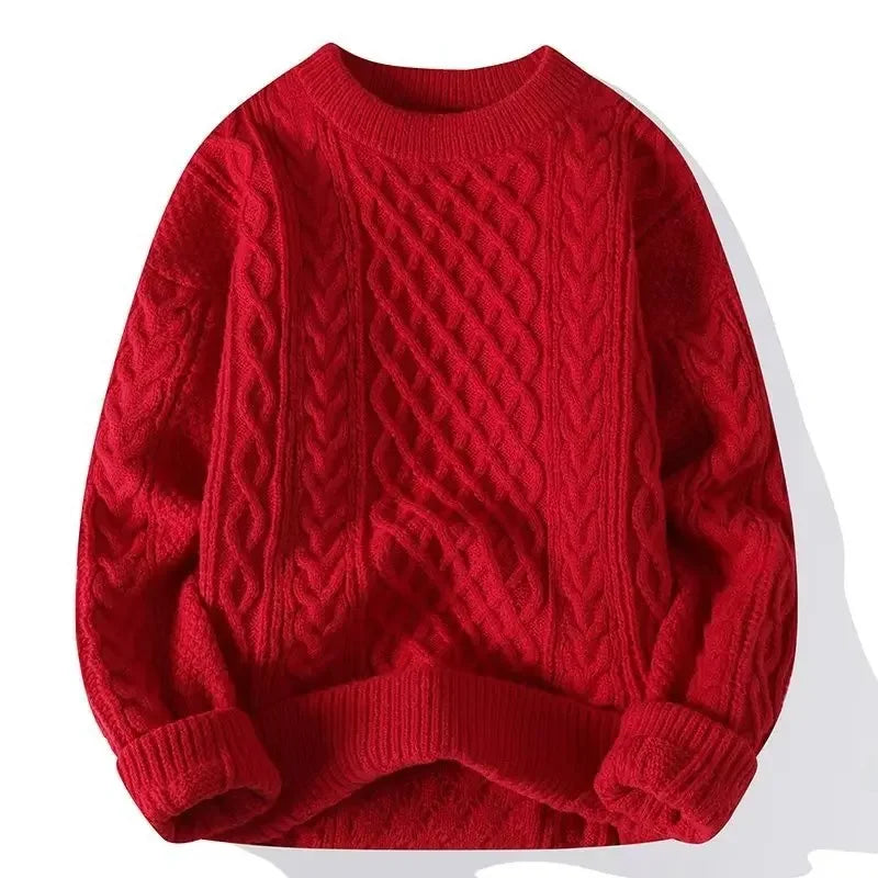 Cozy Knit Crewneck Sweater