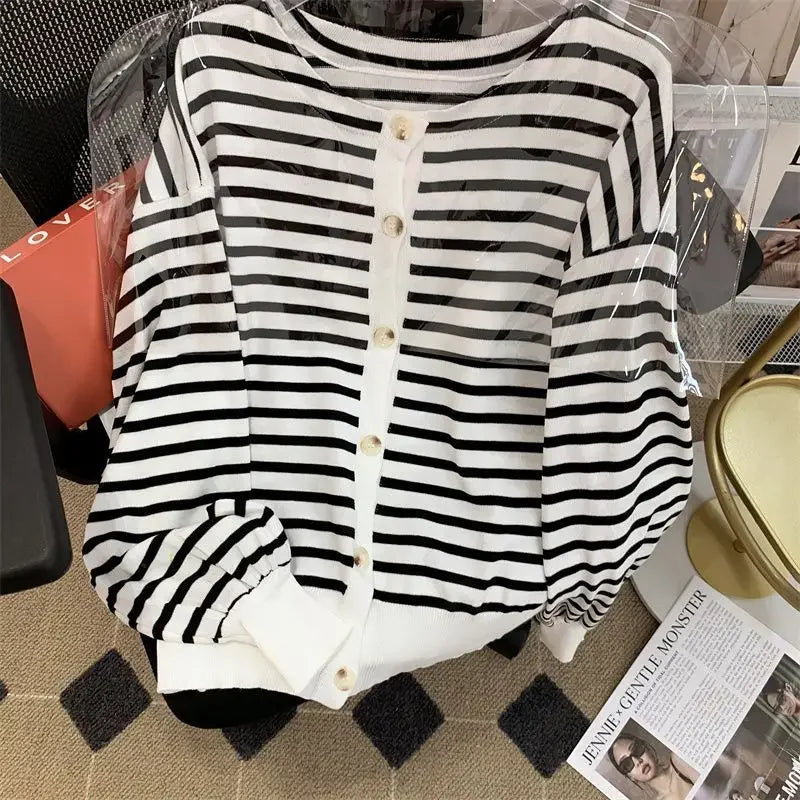 Spring Open Cardigan — Casual Loose Knit Jacket