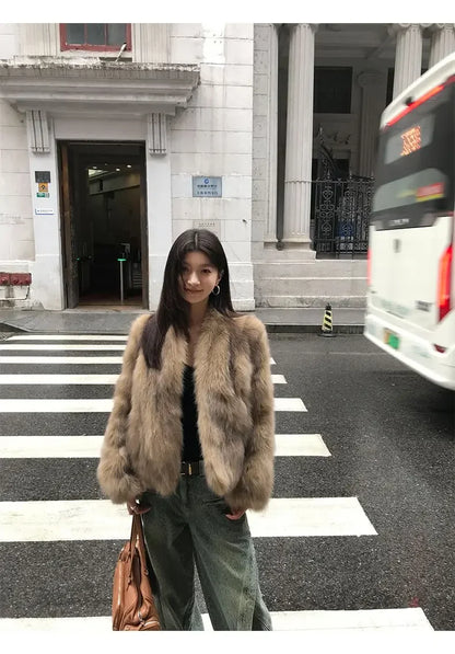 Women’s Short Fur Jacket