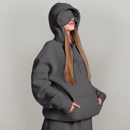 Cozy Shield Hooded Sports Pullover