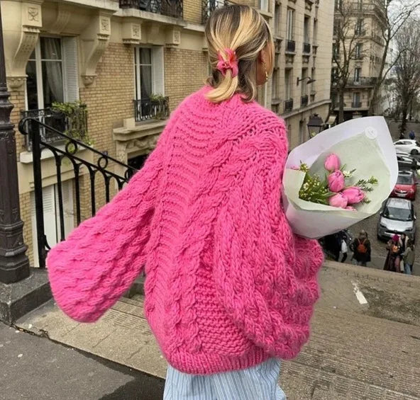 Twist Loom Chunky Knit Pullover Sweater