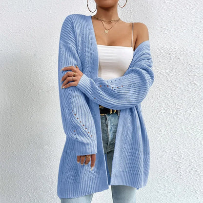 Luxe Ease Long Summer Knit Cardigan