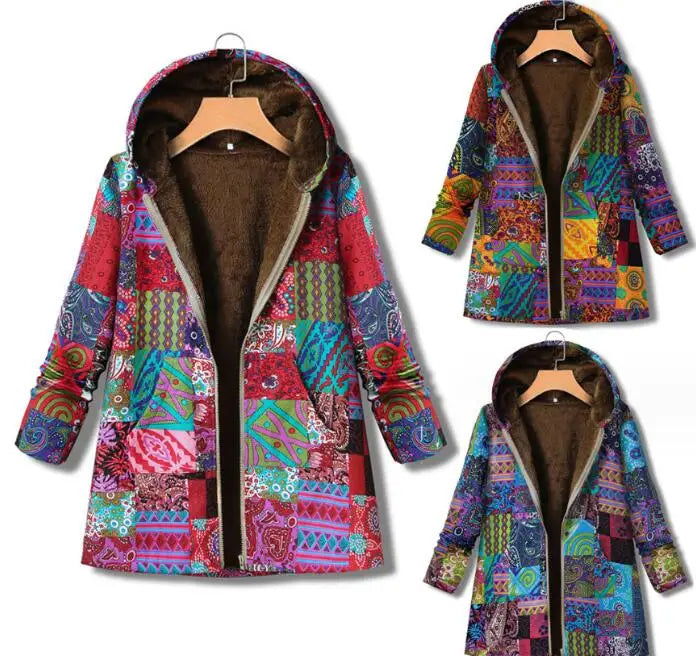Women’s Floral Hooded Jacket