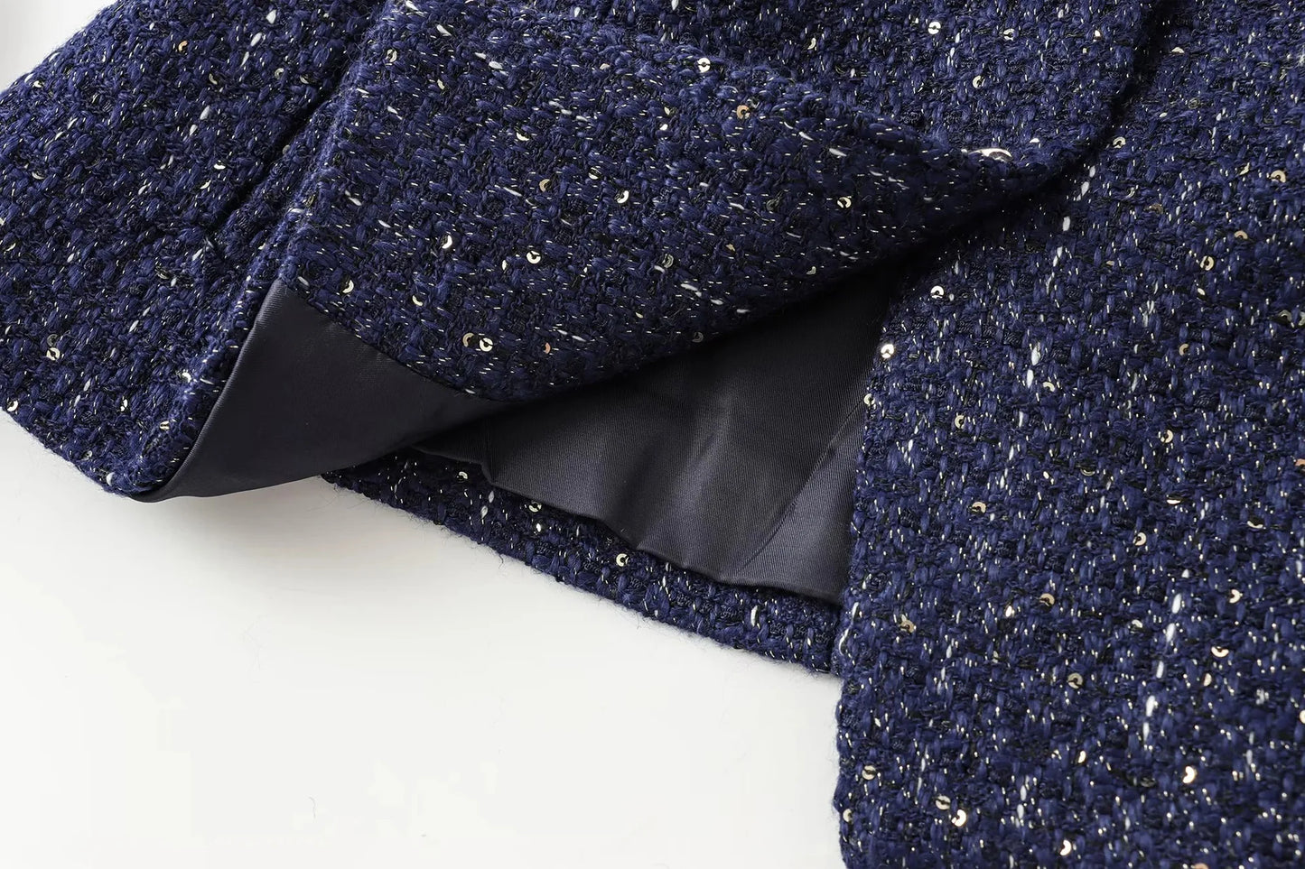 Glam Sequin Belted Vest