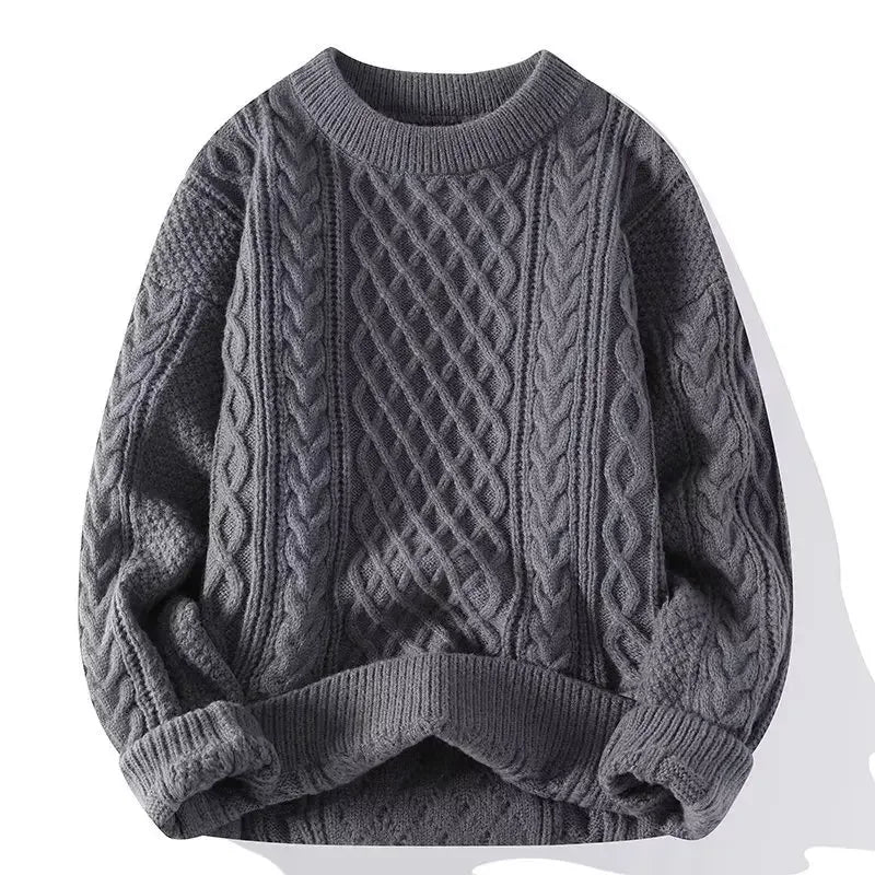 Cozy Knit Crewneck Sweater