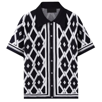 Retro Breeze Silk Longline Shirt