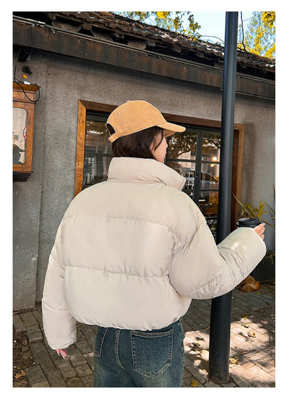 Snow Petal Short Padded Winter Jacket