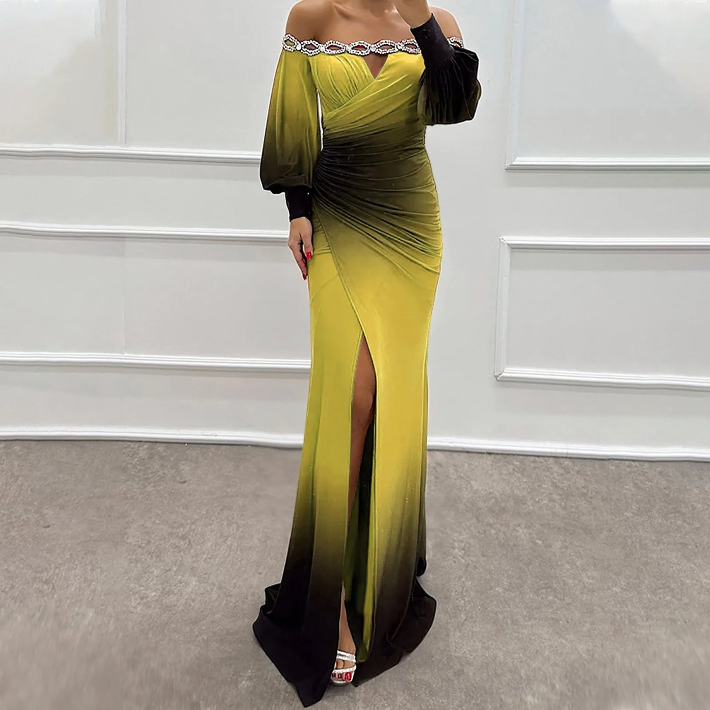 Starlit Muse One-Shoulder Dress