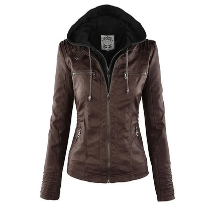 Luxe Rider Faux Leather Moto Jacket
