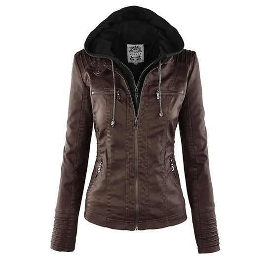 Luxe Rider Faux Leather Moto Jacket