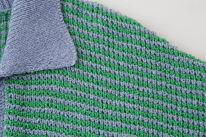 Coastal Stripes Knit Lounge Set