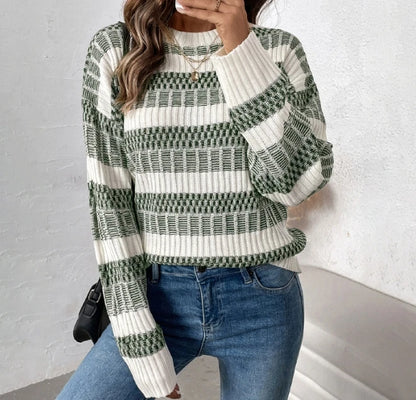 Timeless Charm Striped Loose Sweater