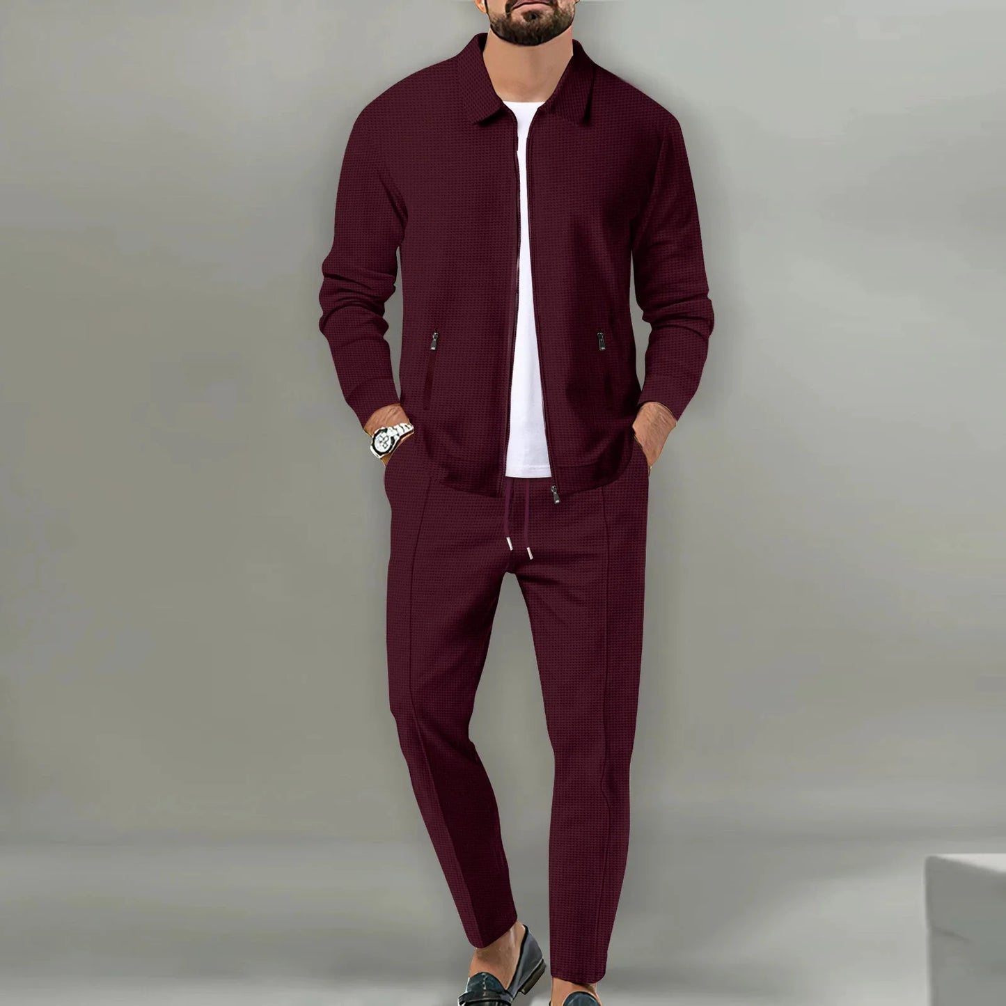 Slim Fit Spring Jacket Set
