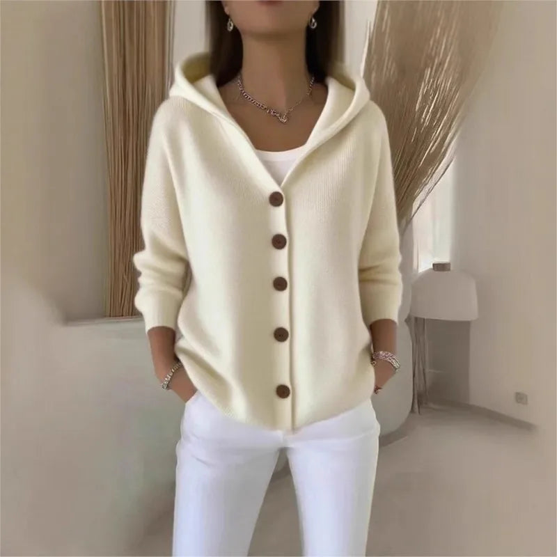 Women’s Hooded Knit Cardigan