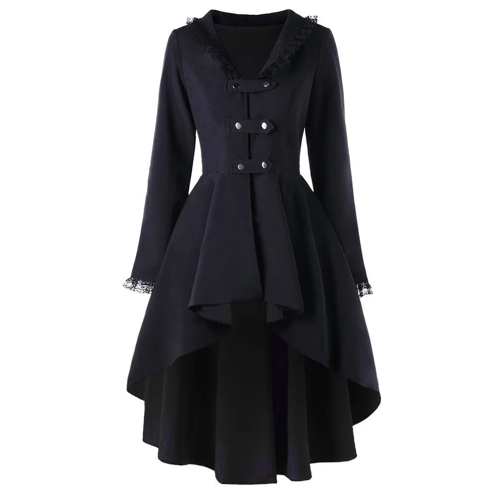 Shadow Flair Lace Trench Coat