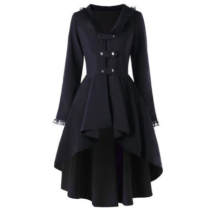 Shadow Flair Lace Trench Coat