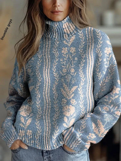 Women’s Santa Deer Knit Hoodie Sweater
