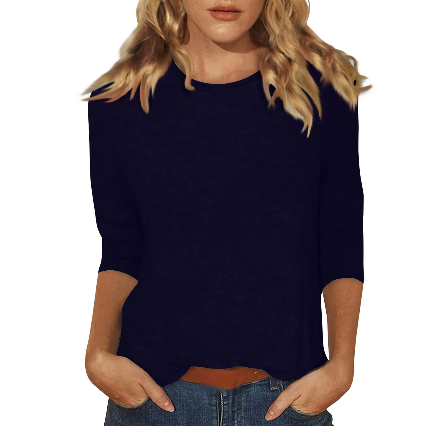 Elegant Streetwear Top — Crew Neck Carnival Shirt