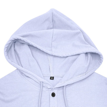 BreezeFit Hooded Henley Tee