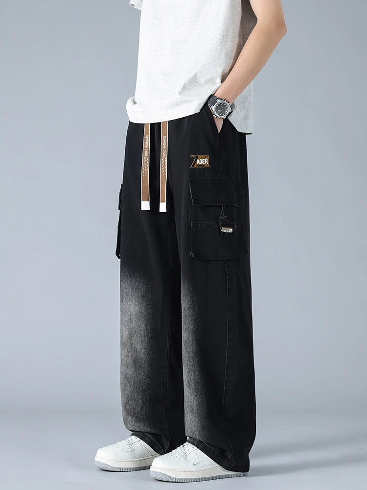 Urban Ease Wide Leg Cargo Jeans