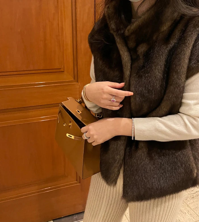 Women’s Vintage Mink Fur Vest