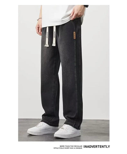 Letter Print Jeans