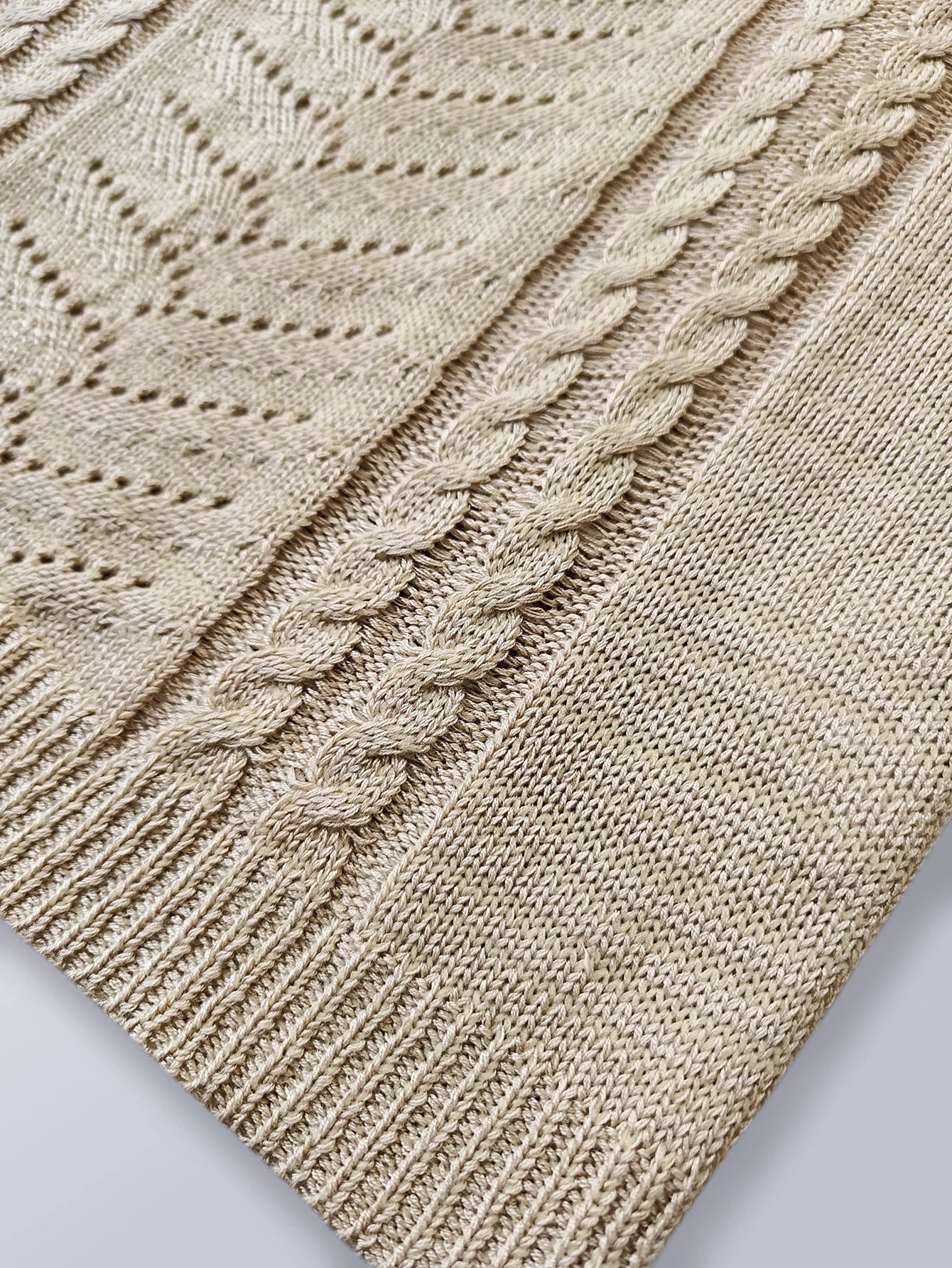 Breeze Knit Hollow V-Neck Tank