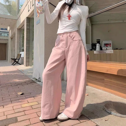 New Style High Waist Casual Pants