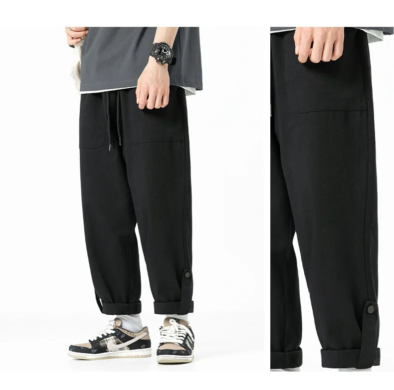 Men’s Cotton Straight Cargo Pants