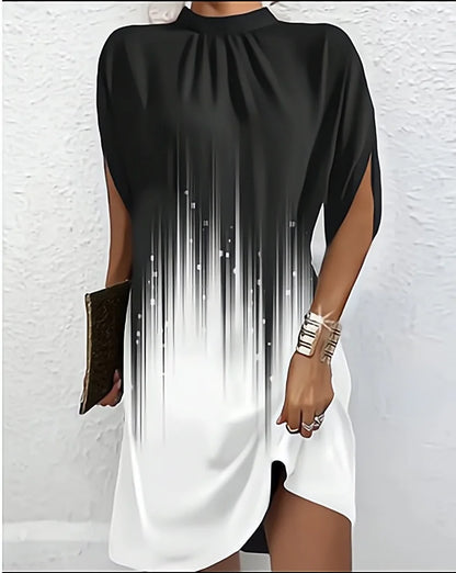 Twilight Swirl Batwing Mini Dress