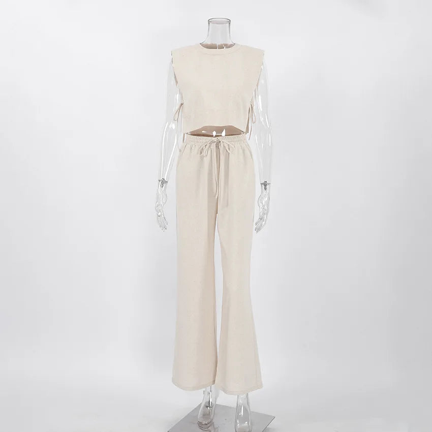 Chic Harmony Wide-Leg Pant Set