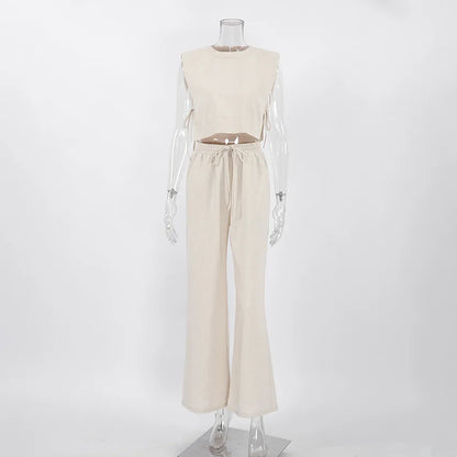 Chic Harmony Wide-Leg Pant Set