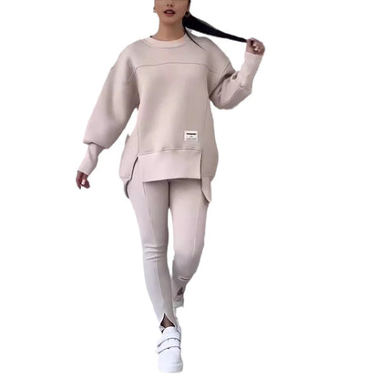 Casual Two Piece Hoodie Sweat Set